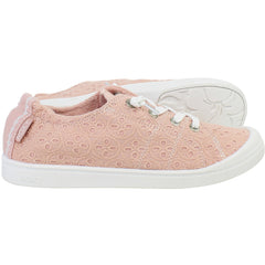 Roxy Bayshore Plus Womens Pink Plimsolls