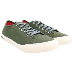 Seavees Army Issue Low Standard Womens Green Plimsolls