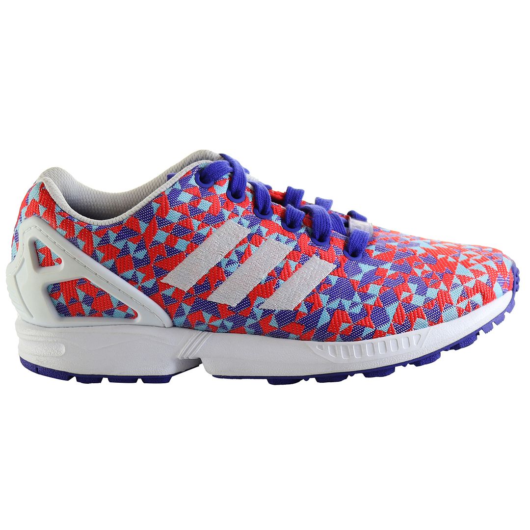 adidas ZX Flux Weave Lace Up Multicolor Synthetic Trainers - Size 4.5 adidas ZX Flux Weave Lace Up Multicolor Synthetic Trainers - Size 4.5