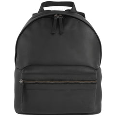 Lyle & Scott Premium Leather Black Backpack