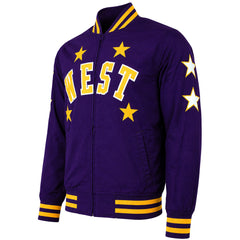 Mitchell & Ness NBA All Star Team History Warm Up 2.0 Mens Purple Jacket