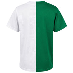Mitchell & Ness NBA Boston Celtics Split Mesh Mens White/Green Shirt