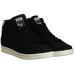 Adidas Stan Smith Mid Womens Black Trainers