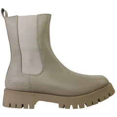 Bench Broomfield Womens Taupe Chelsea Boots