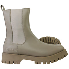 Bench Broomfield Womens Taupe Chelsea Boots