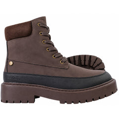 Bench Bonham Womens Dark Brown Ankle Boots