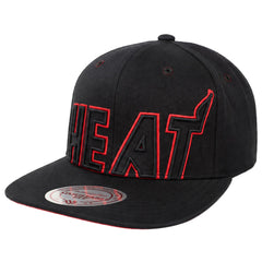 Mitchell & Ness NBA Miami Heat Cropped XL HWC Black Cap