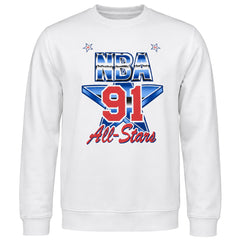 Mitchell & Ness NBA All Star 91 Mens White Sweater