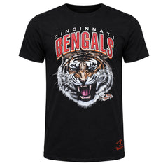 Mitchell & Ness NFL Cincinnati Bengals Animal Mens Black T-Shirt