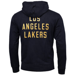 Mitchell & Ness NBA Los Angeles Lakers First Letter Mens Black Hoodie