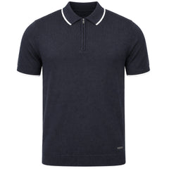 Bench Settio Mens Black Polo Shirt