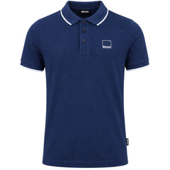 Bench Mata Mens Navy Polo Shirt