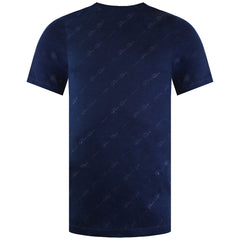 Born Rich Skript Mens Navy T-Shirt