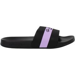Born Rich Aurelio Mens Black/Purple Sliders