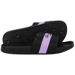 Born Rich Aurelio Mens Black/Purple Sliders