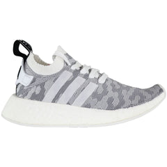 Adidas NMD_R2 Primeknit Womens Grey Running Shoes