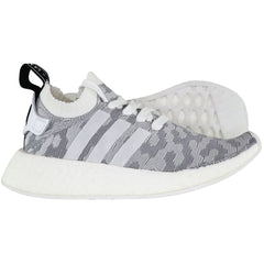 Adidas NMD_R2 Primeknit Womens Grey Running Shoes