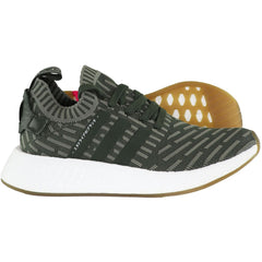 Adidas NMD_R2 Primeknit Womens Green Running Shoes