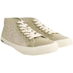 Seavees California Special Nova Glitter Womens Beige Plimsolls