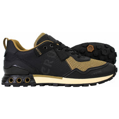 Cruyff Superbia Hex-Tech Mens Black/Gold Trainers