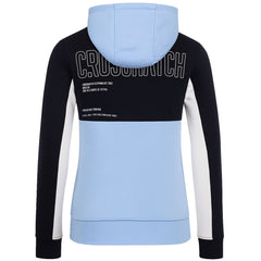 Crosshatch Compounds Panel Mens Navy/Light Blue Hoodie