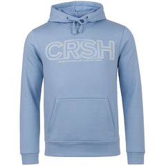 Crosshatch Kendrick Printed Mens Light Blue Hoodie