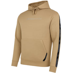 Crosshatch Apollos Panel Tape Mens Stone Hoodie