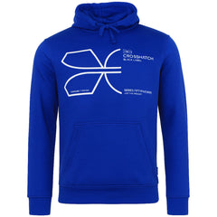 Crosshatch Cutups Mens Blue Hoodie