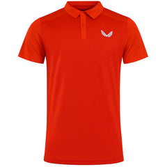 Castore Geo Mens Red Polo Shirt