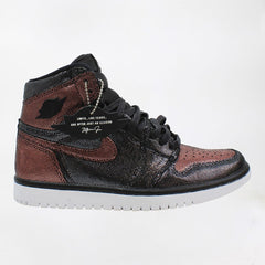 Nike Air Jordan 1 Hi OG Fearless Womens Black/Brown Trainers NO BOX