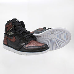Nike Air Jordan 1 Hi OG Fearless Womens Black/Brown Trainers NO BOX