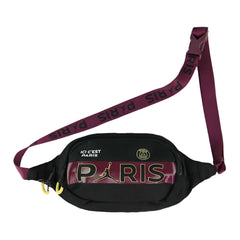 Nike Air Jordan x Paris Saint-Germain Mens Black/Purple Crossbody Bag