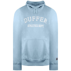 Duffer Locker Mens Blue Marl Hoodie
