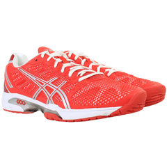 Asics Gel-Solution Speed 2 Womens Red Trainers