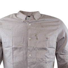 Armani Exchange Oxford Mens Red/White Shirt - Dirty Marks