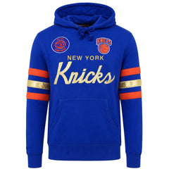 Mitchell & Ness NBA New York Knicks Championship Mens Blue Hoodie