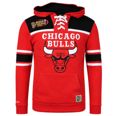 Mitchell & Ness NBA Chicago Bulls Mens Red/Black Hoodie