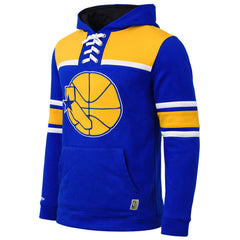 Mitchell & Ness NBA Golden State Warriors Mens Blue Hoodie