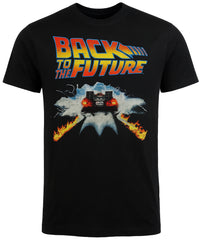 Back To The Future 2-Pack Mens Black/Navy T-Shirt