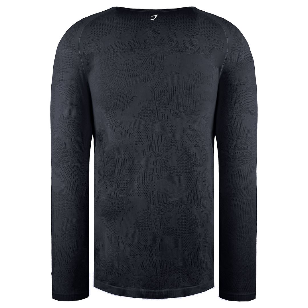 Gymshark Geo Mens Black Seamless Top