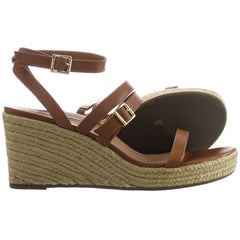 Vionic Sabina Womens Brown Wedges
