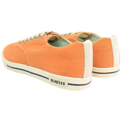 Seavees Hermosa Surfwash Mens Orange Plimsolls