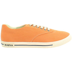 Seavees Hermosa Surfwash Mens Orange Plimsolls