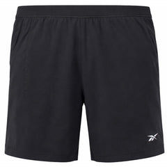 Reebok Logo Mens Black Running Shorts