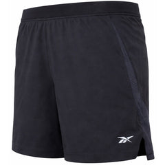 Reebok Logo Mens Black Running Shorts