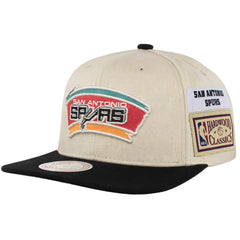 Mitchell & Ness NBA San Antonio Spurs HWC Vintage Jockey Cream Cap