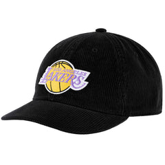 Mitchell & Ness NBA Los Angeles Lakers Cord Dad Black Cap