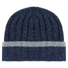 Hackett London Mens Navy Scarf Beanie Set