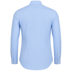 Hackett Checkered Mens Blue/White Shirt