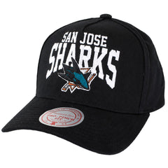 Mitchell & Ness NHL San Jose Sharks Big Time Pro Black Cap